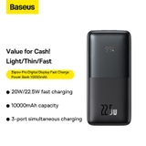 Pin sạc dự phòng Baseus Bipow Pro Digital Display Fast Charge Power Bank 22.5W (With Simple Series Charging Cable USB to Type-C 3A 0.3m )