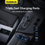 Tẩu Sạc Nhanh Ô Tô Baseus Golden Contactor Pro GaN Fast Charging Car Charger U+2C 65W
