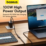 Cáp Nối Dài Type-C Baseus High Definition | Hỗ Trợ Sạc 100W, Dữ Liệu 10Gbps & Xuất Hình 4K