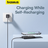 Sạc Dự Phòng Không Dây OS-Baseus Magnetic Mini Wireless Fast Charge Power Bank 5000mAh 20W (Kèm cáp C to C, 20V-3A, 30cm)