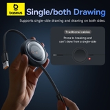 Cáp Sạc Đa Năng Baseus Free2Draw Retractable Crystal Fast Charging Data Cable USB to M+L+C 100W