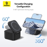 Bộ Sạc Nhanh Không Dây DB-OS Baseus MagPro 2-in-1 Magnetic Wireless Charger 25W