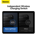 Giá Đỡ Điện Thoại Ô Tô Baseus LightChaser | Kẹp Tự Động, Sạc Không Dây 15W