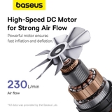 Máy Bơm Hơi Mini Baseus PocketGo Cho Dã Ngoại, Du Lịch | Bơm Nệm Hơi Siêu Tốc, Hút Chân Không