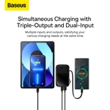 Pin dự phòng tích hợp cáp sạc Baseus Qpow Pro Digital Display Fast Charge Power Bank 10000mAh 22.5W（With Simple charging cable Type-C 3A 0.5M )