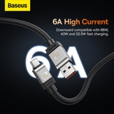 Cáp Sạc Nhanh Type-C Baseus CoolPlay Series Fast Charging Cable USB to Type-C 100W