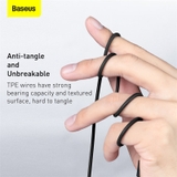 Tai nghe AUX 3.5mm Baseus Encok H19 Wired Earphone (6D surround, Deep Bass, with ECM Microphone for HD Calling)
