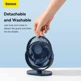 Quạt Sạc Để Bàn Di Động Baseus Serenity Desktop Fan 2000 mAh