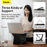 Đế Giữ Laptop Baseus Ultra High | Xếp Gọn Siêu Mỏng, Chỉnh Góc Nghiêng, Tản Nhiệt Tốt, Chịu Lực Tốt