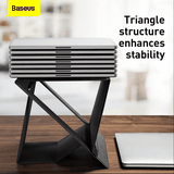 Đế Giữ Laptop Baseus Ultra High | Xếp Gọn Siêu Mỏng, Chỉnh Góc Nghiêng, Tản Nhiệt Tốt, Chịu Lực Tốt