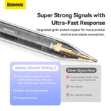Bút Cảm Ứng Sạc Không Dây Baseus Smooth Writing 2 Series Wireless Charging Stylus (Active Version with active pen tip)