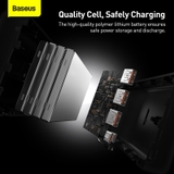 Sạc Dự Phòng OS-Baseus Adaman Digital Display Fast Charge Power Bank 40000mAh 22.5W Black (Kèm cáp USB to C 30cm)