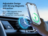 Bộ Tẩu Sạc Nhanh Ô Tô Baseus CW01 Magnetic Wireless Charging Car Mount 40W
