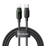 Cáp Sạc Mcdodo LightSync 36W Type-C to Ln | Sạc Nhanh PD, Đèn LED Ambient