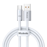 Cáp Sạc Nhanh Mcdodo Luma Slim Cable USB to Type-C 6A | Dây Dù Siêu Bền, Có Đèn LED