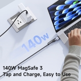 Cáp Sạc Đa Năng Mcdodo 140W 2 in 1 Magetic Fast Cable