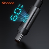 Cáp Sạc Đa Năng Mcdodo 4 in1 Digital Display PD Cable USB / Type-C to Type-C / iP 60W