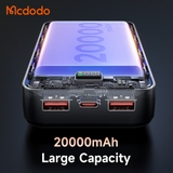 Sạc Dự Phòng Mcdodo 22.5W Màn Hình LED | Dung Lượng 10000/20000/30000mAh