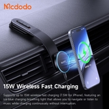 Giá Đỡ Sạc Không Dây Mcdodo MagiGo | Hít Từ Tính, Tay Uốn Dẻo Dùng Taplo/Khe Gió