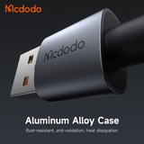 Cáp Sạc Mcdodo USB to iP 3A Transparent Cable with Charging Light