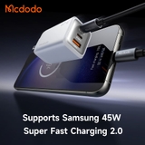 Cốc Sạc Nhanh Mcdodo Gana Mini 100W | 3 Cổng Sạc, Sạc Nhanh Laptop Điện Thoại, 2Type-C + USB