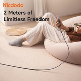 Cáp Sạc Mcdodo Luma 2 In 1 Type-C to Type-C & Magsafe3 | 240W/140W, Chiều Dài 2m