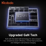 Cốc Sạc Mcdodo Gana Mini 67W 3 Cổng Sạc Nhanh | Công Nghệ GaN Siêu Nhỏ Gọn, 2 Cổng Type-C & 1 USB