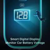 Tẩu Sạc Nhanh Mcdodo 107W | Hub 5 Cổng Cho Ghế Sau, Có LED RGB