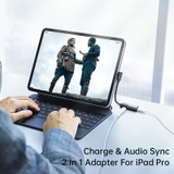 Đầu Chuyển Đổi Mcdodo Type-C to Type-C and DC3.5mm cable (60W PD)