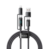 Cáp Sạc Đa Năng Mcdodo 4 in1 Digital Display PD Cable USB / Type-C to Type-C / iP 60W
