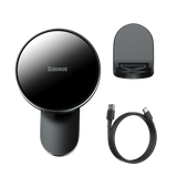 Đế giữ điện thoại tích hợp nam châm và Sạc không dây dùng trên xe ô tô Baseus Big Energy Car Mount Wireless Charger (15W, Magsafe Wireless Quick Charger and Holder for Car)
