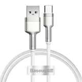 Cáp Sạc Baseus Cafule USB to Type-C 66W (6A) | Hợp Kim Kẽm, Dây Dù Chống Đứt