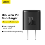 Củ Sạc Nhanh Baseus Cube Pro Fast Charger 1C 30W (Chân cắm dẹp)