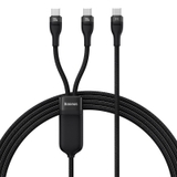 Cáp Sạc Đa Năng 2 Đầu Baseus Flash Series Ⅱ One-for-Two Fast Charging Cable Type-C to C+C 100W