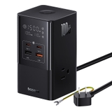 Trạm Sạc Nhanh Để Bàn Baseus 100W 7 trong 1 | Sạc Cùng Lúc Laptop & Điện Thoại, Tự Ngắt An Toàn 0.1s