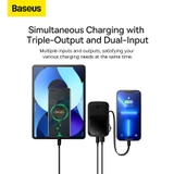 Pin dự phòng tích hợp cáp sạc Baseus Qpow Pro Digital Display Fast Charge Power Bank 10000mAh 20W（With Simple charging cable Type-C 3A 0.5M )