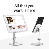 Bộ đế giữ điện thoại/ Tablet để bàn tích hợp sạc nhanh không dây Baseus Literary Youth Desktop Bracket (Telescopic + 15W Wireless Charging)