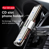 Bộ đế giữ điện thoại khóa tự động dùng cho xe hơi Baseus Metal Age Gravity Car Mount LV229（CD Version- Gắn khe CD）