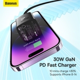 Củ Sạc Nhanh Baseus Cube Pro Fast Charger 1C 30W (Chân cắm dẹp)
