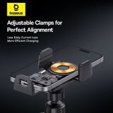 Bộ Đế Giữ Điện Thoại Baseus Wisdom Auto Alignment Car Mount Wireless Charger（QI 15W)