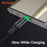 Cáp Sạc Mcdodo Cab Luma 3A USB to Type-C | Có Đèn LED Báo Sạc