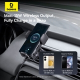 Bộ Đế Giữ Điện Thoại Baseus Wisdom Auto Alignment Car Mount Wireless Charger（QI 15W)
