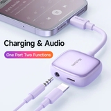 Đầu Chuyển Đổi Cổng Lightning sang Lightning và DC3.5 Mcdodo Lightning to Lightning and DC3.5 Digital Audio Cable