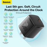 Củ Sạc Nhanh Baseus Cube Pro Fast Charger 1C 30W (Chân cắm dẹp)