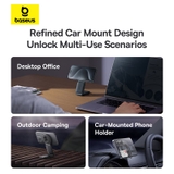 Đế Giữ Điện Thoại Nam Châm OS-Baseus PrimeTrip Series C02 Mega Magnetic Car Mount Stick-on