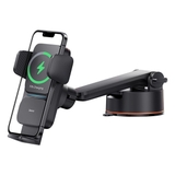 Bộ Đế Giữ Điện Thoại Tích Hợp Sạc Không Dây Baseus Wisdom Auto Alignment Car Mount Wireless Charger（QI 15W)
