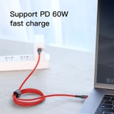 Cáp sạc nhanh & truyền data tốc độ cao Baseus Cafule C to C PD cho Smartphone/ Tablet / Macbook/ Laptop Type C (3A, 60W, Power Delivery, QC3.0 Quick Charge Cable)