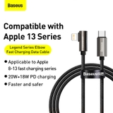 Cáp sạc Type C to Lightning Baseus Legend Series Elbow Fast Charging Data Cable Type-C to iP PD ( 20W )