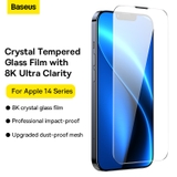 Cường lực Baseus All-glass Crystal Tempered Glass Film (Cellular Dust-proof)  iP14 FastStick