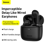 Tai nghe Bluetooth True Wireless Baseus Bowie Series E8 TWS ( Bluetooth 5.0 , Super Fast charge, Nearly No-delay & HD Stereo Gaming Earbuds )